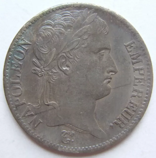 Frankreich Empire Napoleon Empereur 5 Francs 1813 A in Vorzüglich