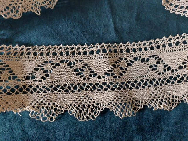 Nastro Di Pizzo Nero In Cotone – 16,7 Metri – Stile Vintage All'uncinetto – Per Decorazioni E Fai Da Te