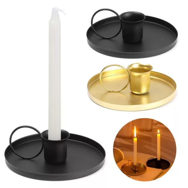 Adornment Home Decoration Candle Holder Cup Shape Wrought Iron Candlestick