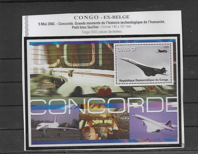 CONCORDE /  bloc neuf** CONGO