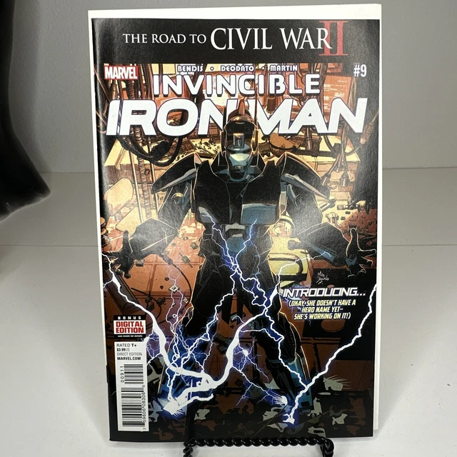 INVINCIBLE IRON MAN #9 1st Print 1st Full App. Riri Williams 2016 NM Key Issue