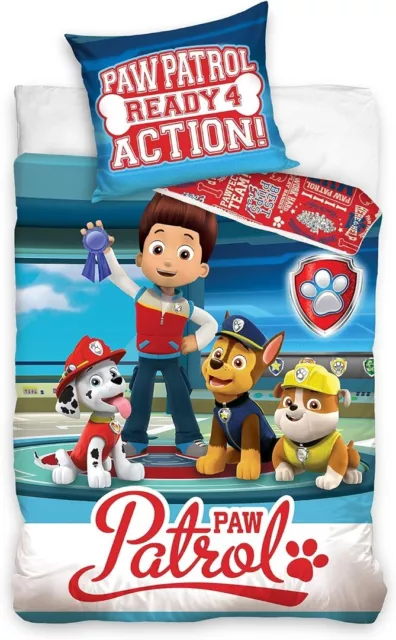 Paw Patrol Bed set - 140 x 200 cm - (NEW AND SEALED)