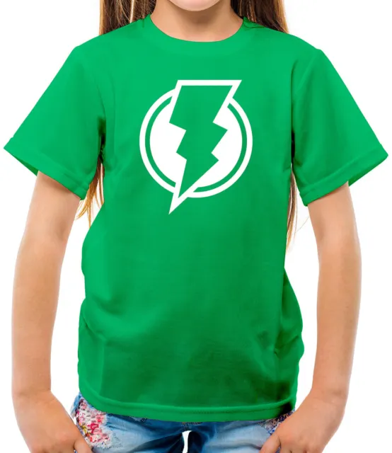 Lightning Bolt Logo Kids T-Shirt - Superhero - Superheroes - Hero - Comic - Gift
