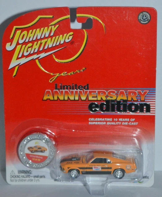 JOHNNY LIGHTNING 10TH Anniversary Limited Edition 70 Ford Mustang