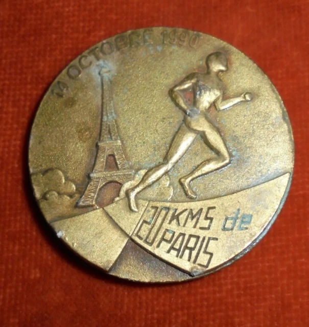 MED14720 - Medal Marathon de Paris 1986 - AU
