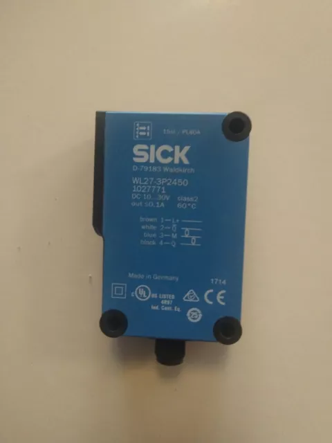 Sick WL27-3P2450 photoelectric switch, 10/30vdc