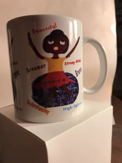 Mama Girl Folk Art Lady On Top Of The World Mug 3