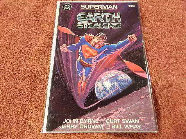 1988 DC Comics SUPERMAN The Earth Stealers - 1st Print, TPB - Pre Crisis - NM/MT