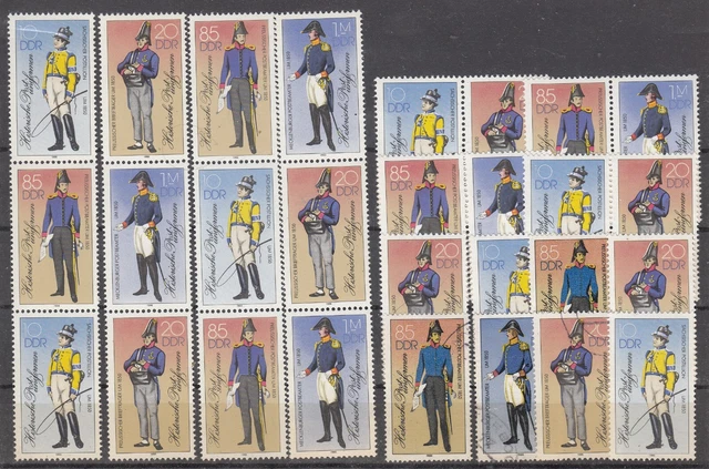 DDR  schönes Lot,  gestempelt/postfrisch   (2352ki)