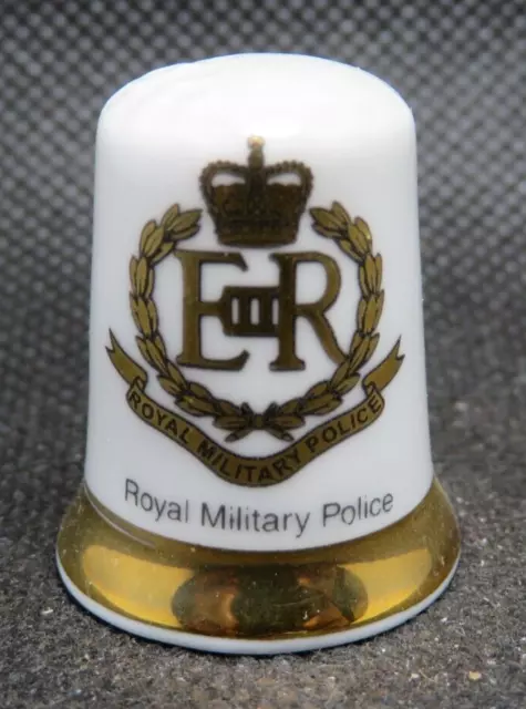 England Bone China Thimble - Royal Military Police