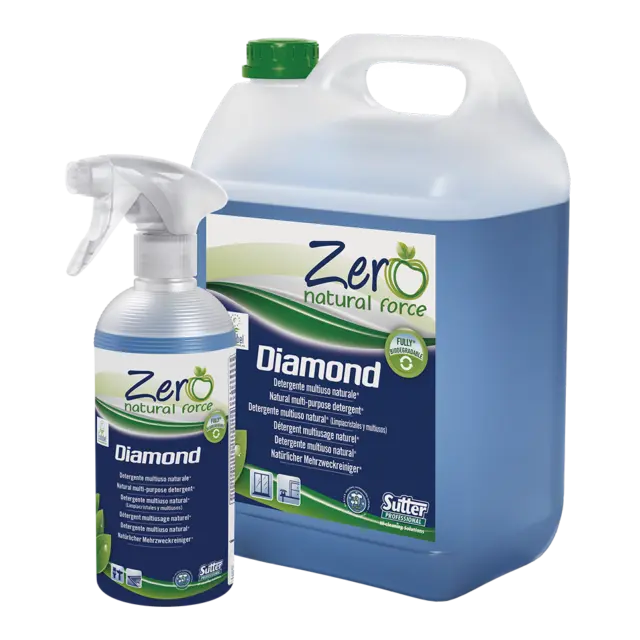 Diamond Detergent Natural Multipurpose For Cleanliness Of Oak Line Zero 0,5 L