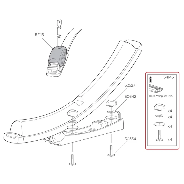 Thule Parts Bag per K-Guard 54145