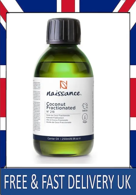 Naissance Liquid Fractionated Coconut Oil (No. 218) - 250ml - 100% Pure Natural