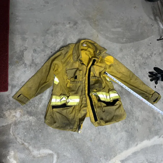 Barrier Wear Nomax Aramid FR Wildland FireFighter  Fire Coat Jacket Medium I7