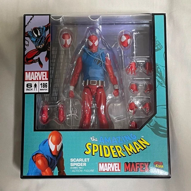 THE AMAZING SPIDER-MAN MAFEX No.186 SCARLET SPIDER COMIC Ver. Figure MEDICOM TOY