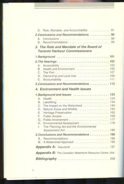 Interim Report Summer 1989 Royal Commission Future Toronto Waterfront Book 3