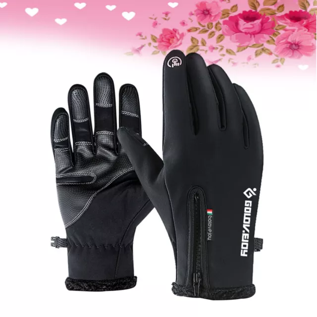 Winter Fleece Gloves Windproof Bike Gloves Winter Touchscreen Gloves
