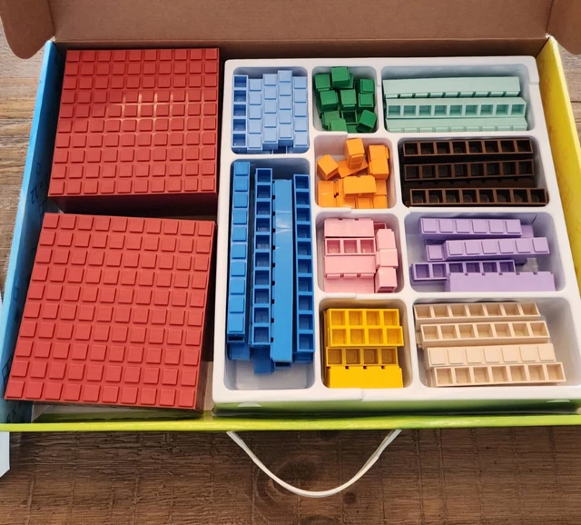 Target Math Blocks MATH-U-SEE MANIPULATIVES INTEGER Block Kit Set COMPLETE £42.56 ...
