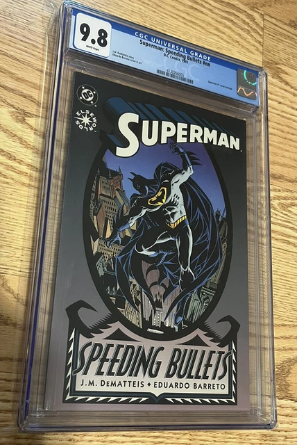 Superman Speeding Bullets Nn Cgc 9.8 White Pages Dc Comics 1993