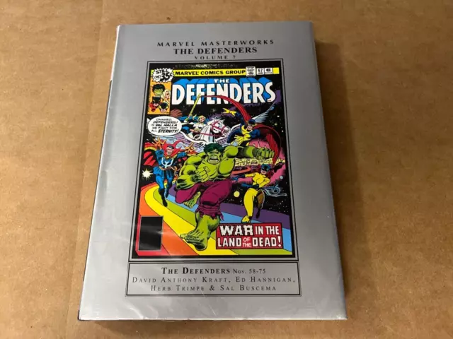 (New Sealed) Marvel Masterworks The Defenders Volume 7 Hardcover Book