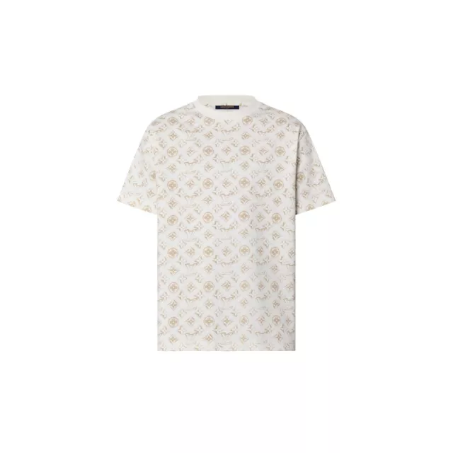 LOUIS VUITTON 2021SS Floating LV Logo Inside out T-shirt M White Auth Men  Used