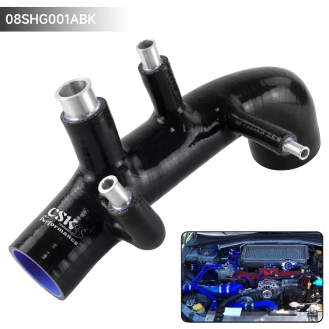 Silikon Turbo Ansaugrohr Schlauch Für Subaru GC8 EJ20 WRX STI EJ20 98-00 Schwarz