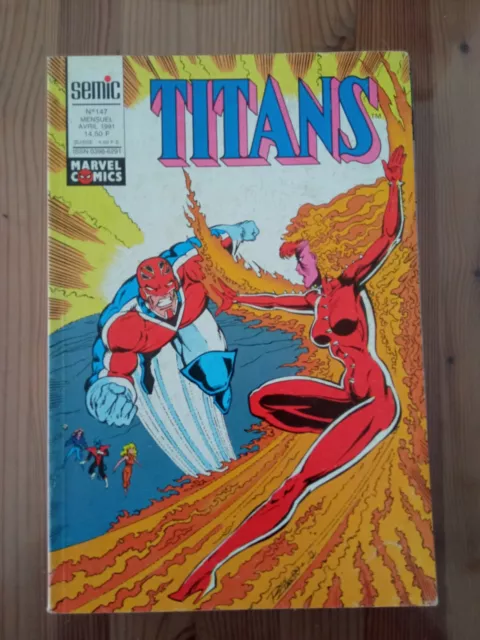 TITANS n° 147 - BD Semic comics - TBE...RAS
