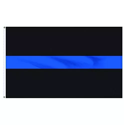 3x5 Thin Blue Line Flag Police Law Enforcement Officer LEO Lives Matter Support