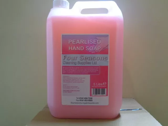 Hand Soap Pink Pearlised Liquid Hand Wash 5 Litre