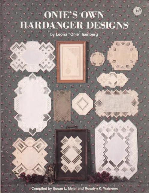 Onie's Own Hardanger Designs pattern book - 1992