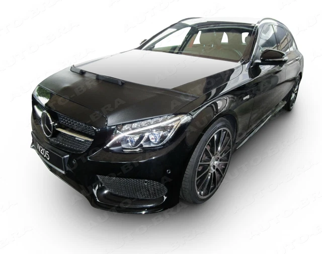 CARBON LOOK BONNET BRA fits MB C-CLASS w205 AMG C43 2014-2021