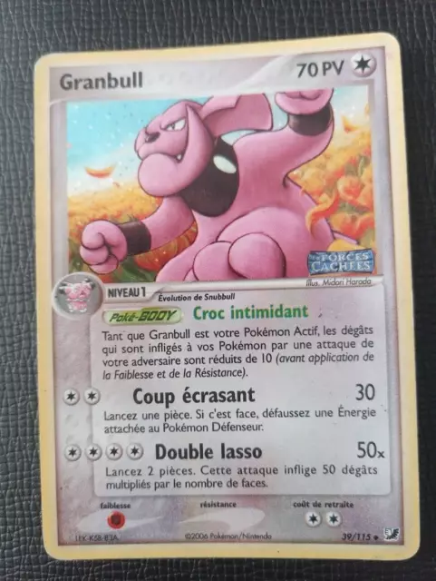 Carte Pokémon FR HOLO Granbull 39/115 LOGO Ex Forces Cachées