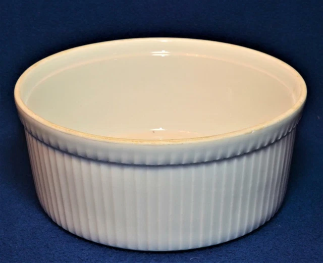 Apilco France Oval #5 Whiteware Porcelain 10 X 7 Has A Small Chip See Photo