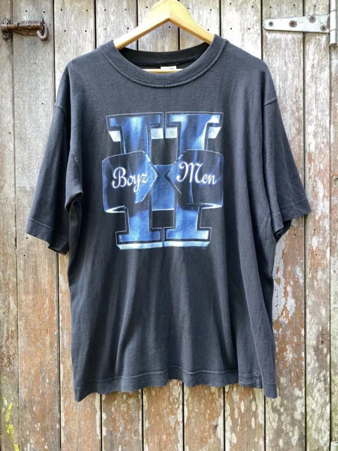 Vintage Boyz 2 Men T Shirt XL 1990s Rap Tee Band T Shirt R&B Soul