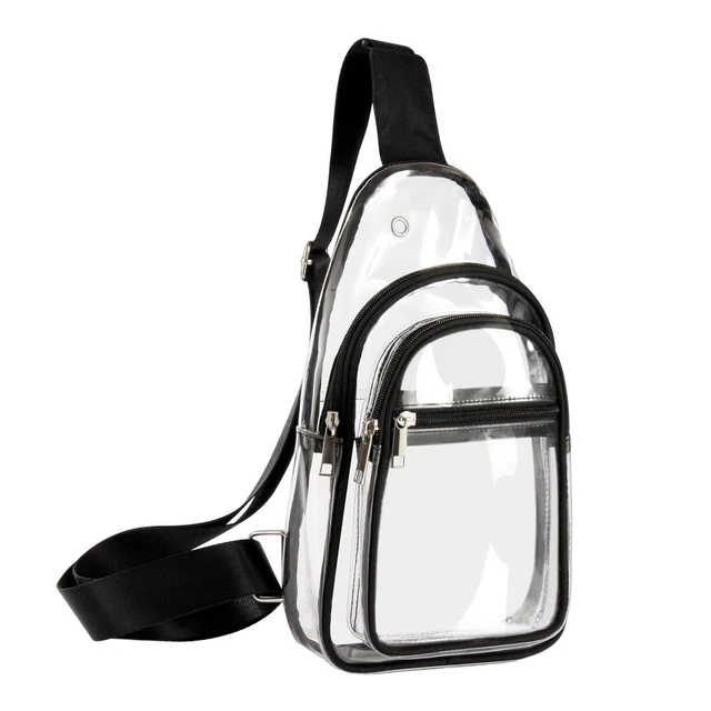 Sacs De Poitrine Sac Transparent En PVC Pour Le Vélo De Festival De Marche