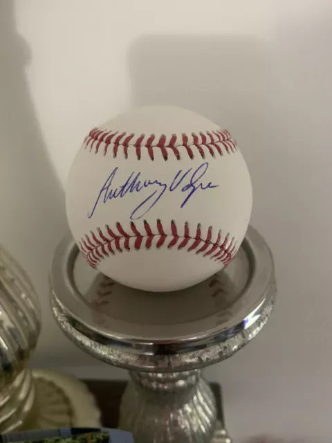 Anthony Volpe Autographed ROMLB Rawlings Baseball New York Yankees Fanatics