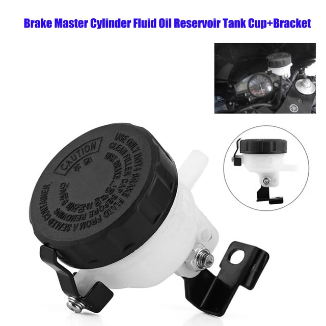 Front Brake Reservoir Dirt Bike Master Cylinder Fluid Oil Cup Bottle Motorcycle