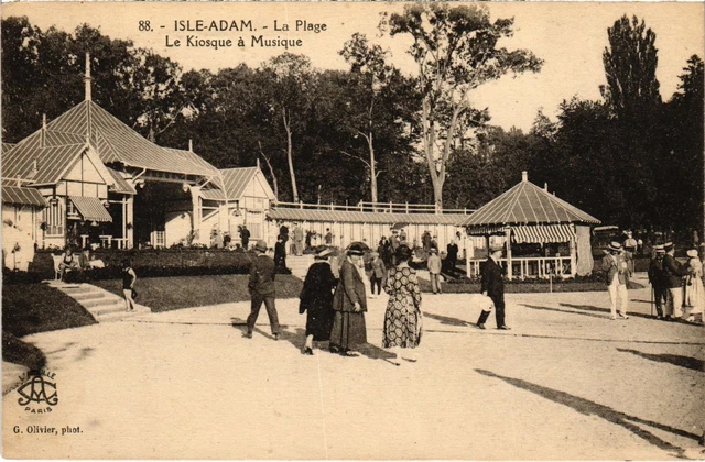 CPA L'Isle Adam Le Kiosque a Musique (1319587)