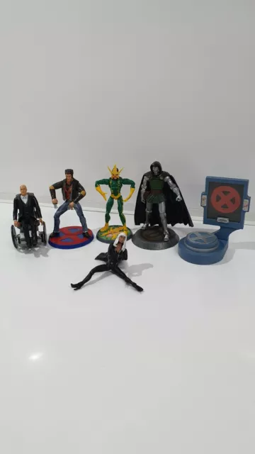 Marvel Legends Figure Bundle Professor X, Wolverine, Storm DR DOOM ToyBiz RARE