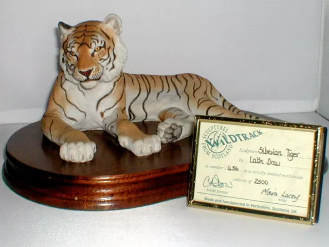 WILDTRACK, LIMITED EDITION, SIBERIAN TIGER, Original,Very Rare, Made in Scotland