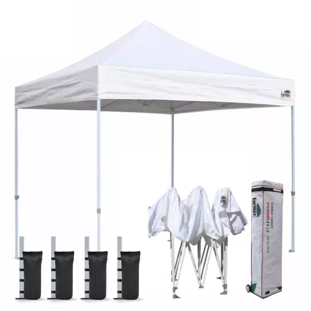 Ez Pop Up Canopy 8x8 Outdoor Patio Tent Instant Sport Shelter Camping Gazebo