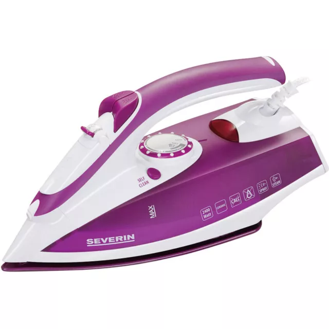 Severin BA 3243 Dampfbügeleisen Weiß, Pink 2400 W