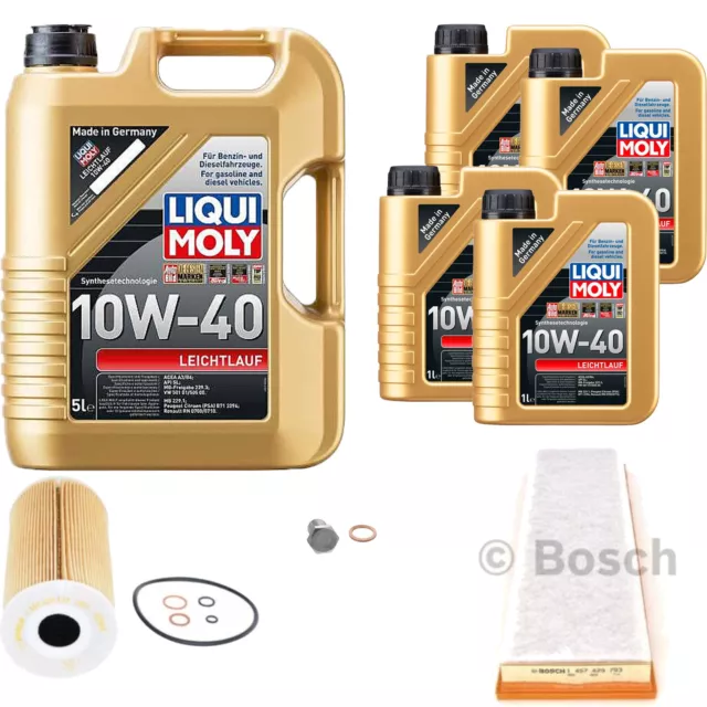 BOSCH Inspection set 9L liqueur Fonctionnement En Douceur 10W-40 pour BMW Série