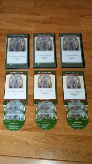 The Great Courses - 6-DVD Course - The WISDOM Of HISTORY with BOOKS