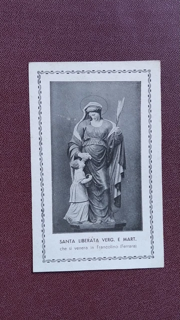 Cartolina Fp Santa Liberata Francolino Ferrara Vg 1940