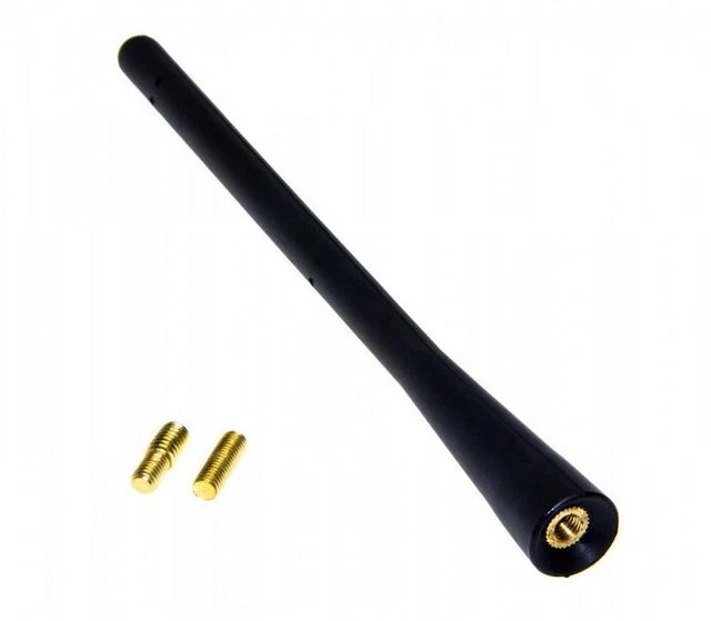 Antenne Mini Pour Autoradio - 3 Cm - Noir - Compatible Avec De Nombreux Véhicules - Neuf