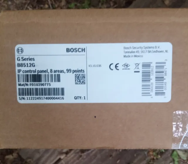Bosch B8512G Security System Control Panel