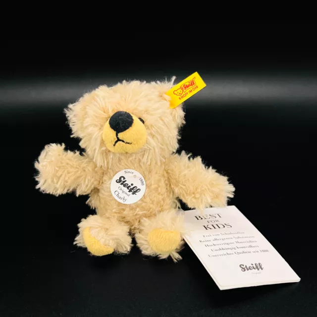 STEIFF TEDDYBÄR CHARLY | 901195 | KFS | 10 cm | NEUWERTIG