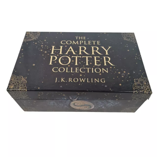 Harry Potter Book Box Full Set UK Adult Cover  Bloomsbury Paperback 1 -7