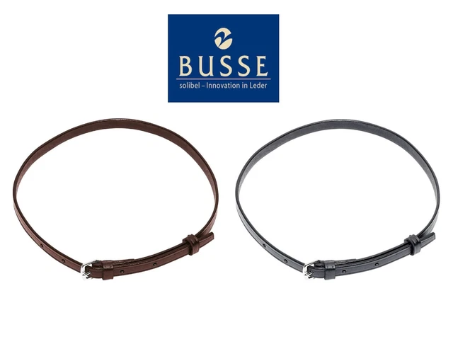 Busse Flash Noseband Strap Lower Strap Full Cob Pony Bridle Size Black or Brown